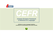 Tablet Screenshot of commoneuropeanframework.org